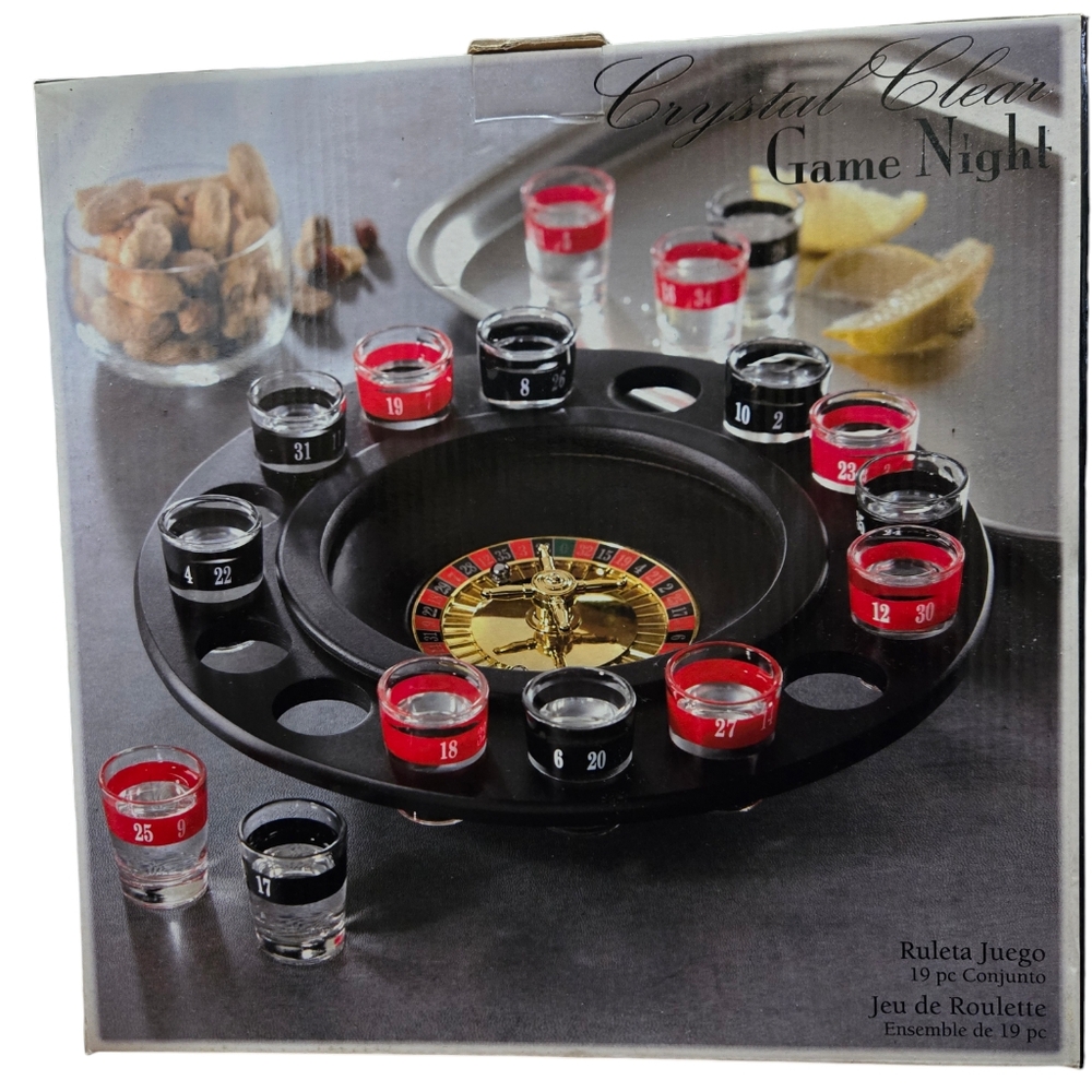 Crystal Clear‎ Roulette Shotglass Game